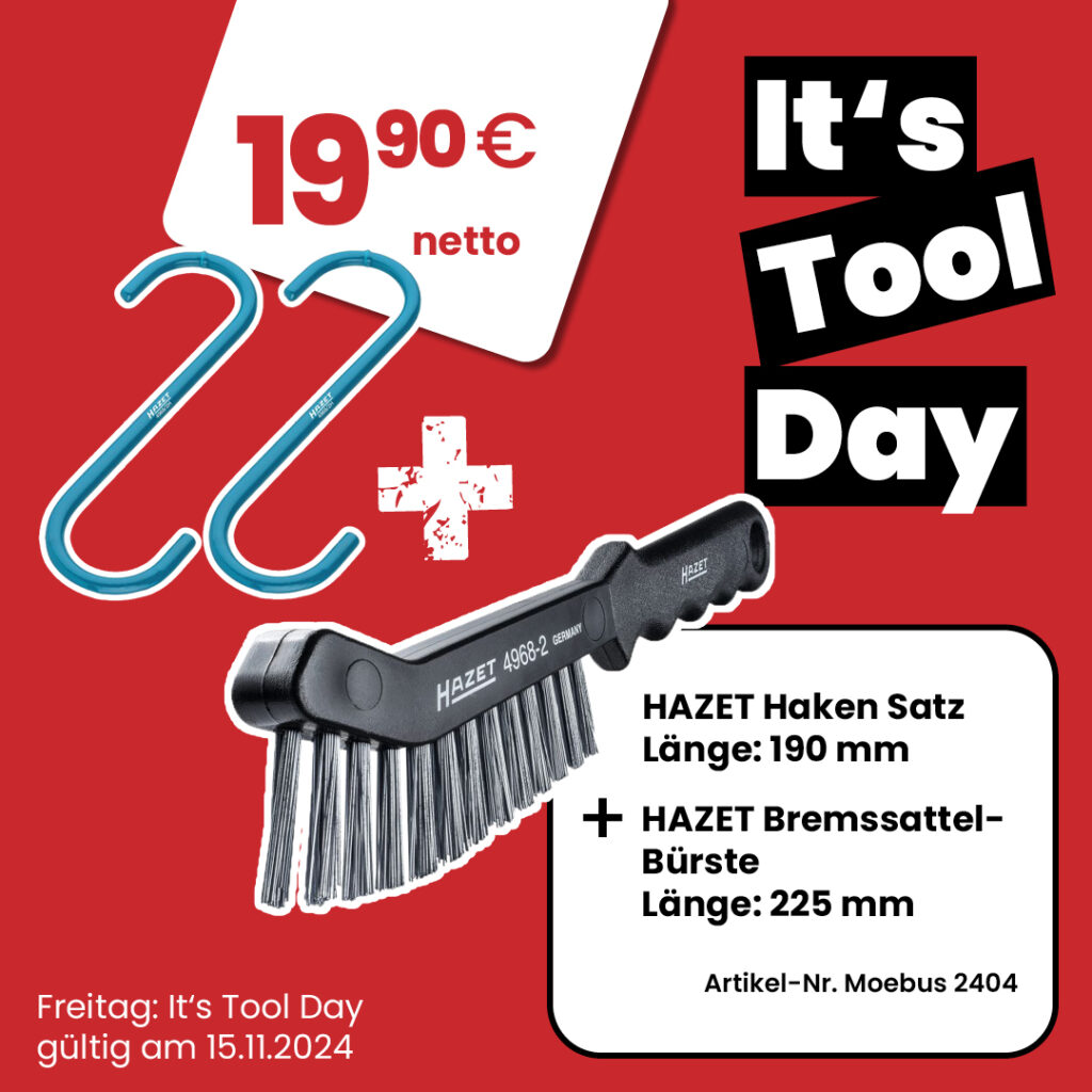 It's Tool Day: HAZET Haken Satz & HAZET Bremssattel-Bürste