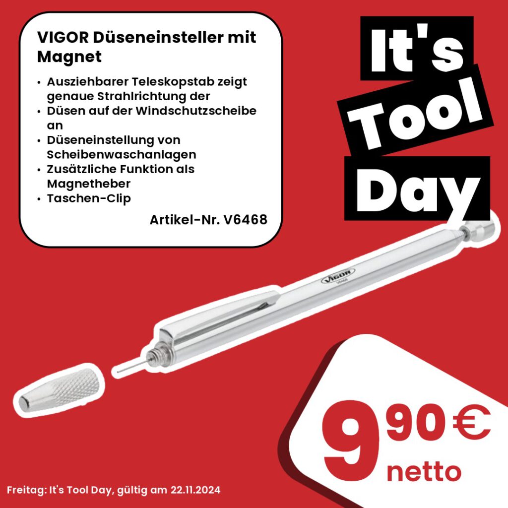 Angebot am 22.11.2024: VIGOR Düseneinsteller mit Magnet