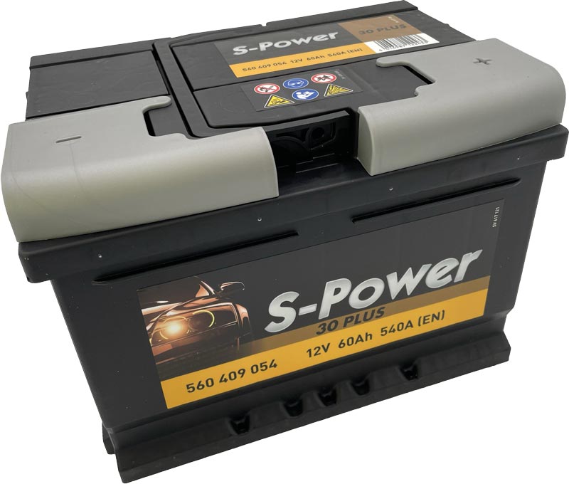S-Power 30 Plus 12 V 60 Ah Artikel-Nr.: 5604090545572