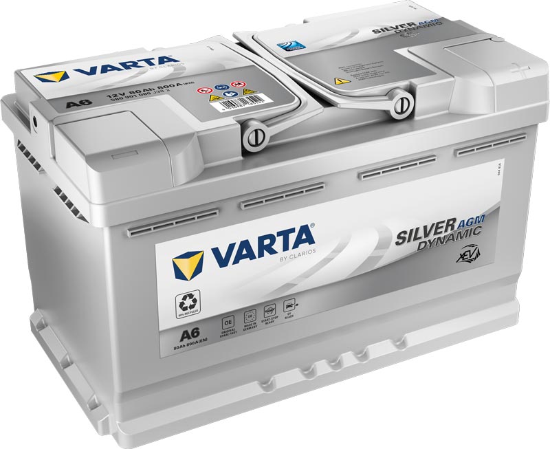 Varta Silver Dynamic AGM XEV 12 V 80 Ah