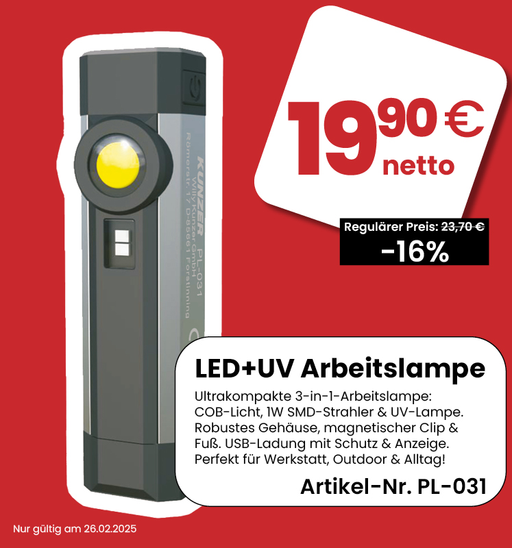 LED+UV Arbeitslampe