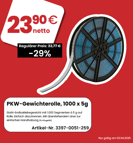 PKW-Gewichterolle