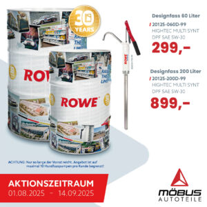 ROWE DESIGNFASS UND GRATIS HANDFASSPUMPE