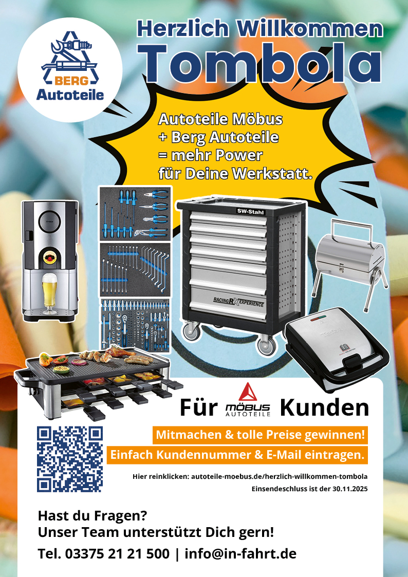 Gewinne tolle Preise bei der Herzlich-Willkommen-Tombola!