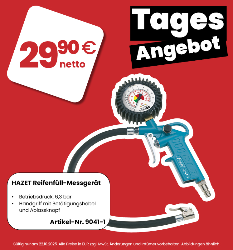 HAZET Reifenfüll-Messgerät