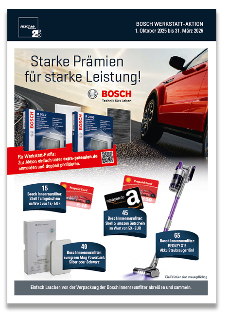 Bosch Werkstatt-Aktion