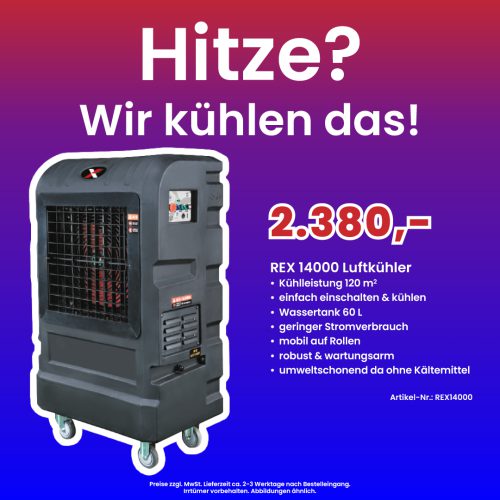 Luftkühler REX14000 für große Räume