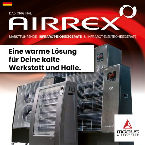 Airrex Infrarot-Bioheizung & Infrarot-Elektroheizgeräte Airrex Infrarot-Bioheizung & Infrarot-Elektroheizgeräte